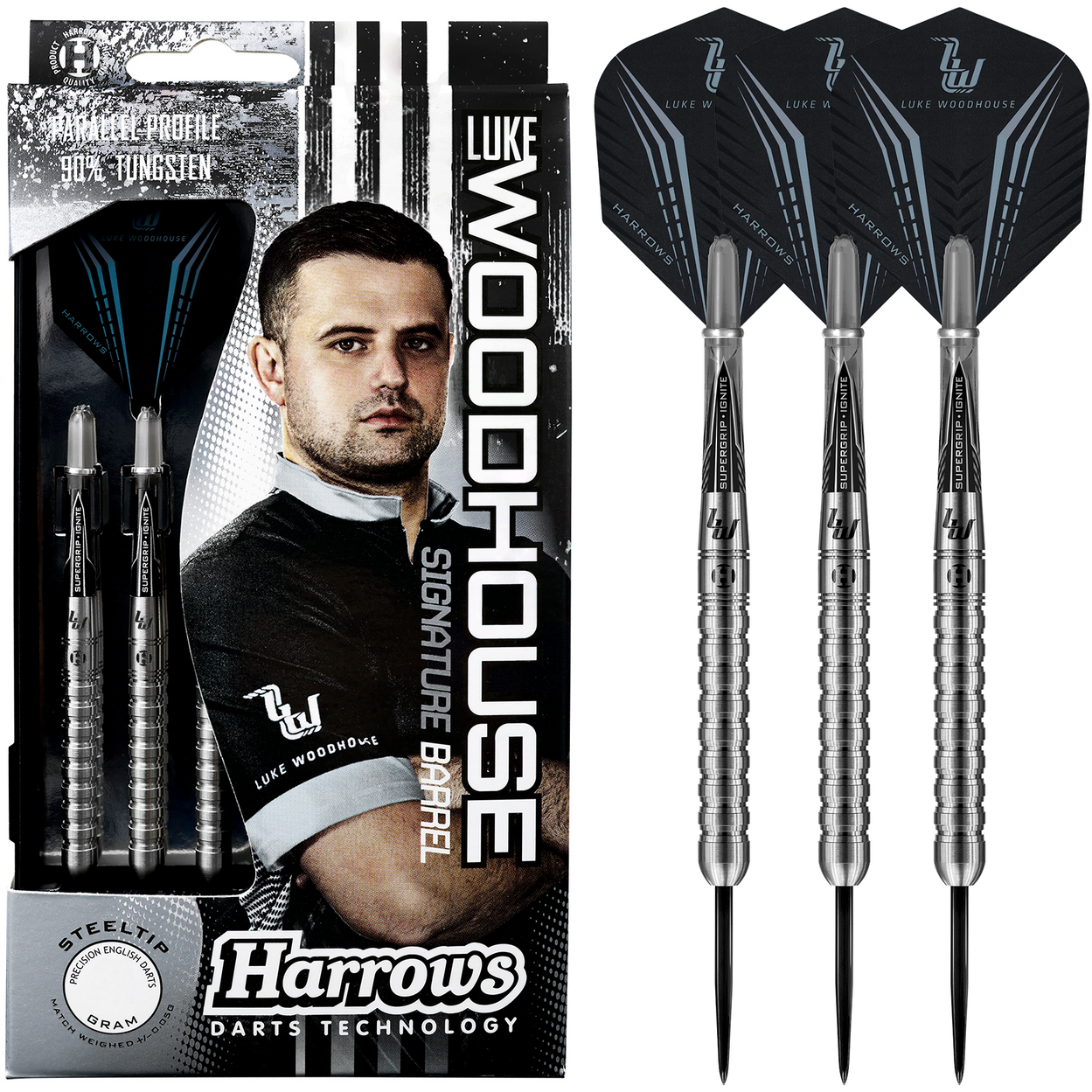 GEBD818 ~ HARROWS L-WOODHOUSE 90%DARTS